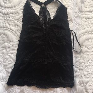 Bebe lace tank top